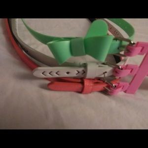 Girls belt set
